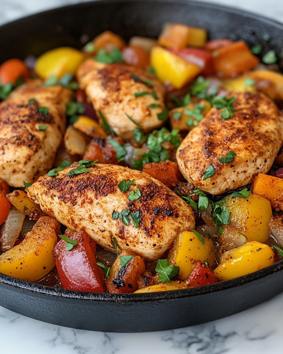 Cajun Chicken Skillet: A Bold, Spicy, One-Pan Dinner Packed with Flavor