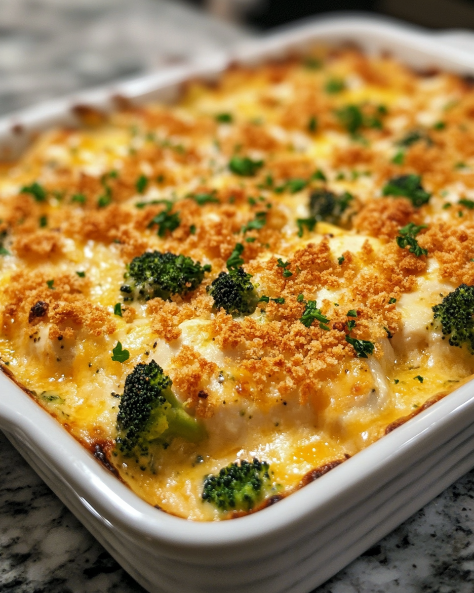 Cheddar Chicken Broccoli Casserole: A Creamy, Cheesy Comfort Bake the Whole Family Will Love