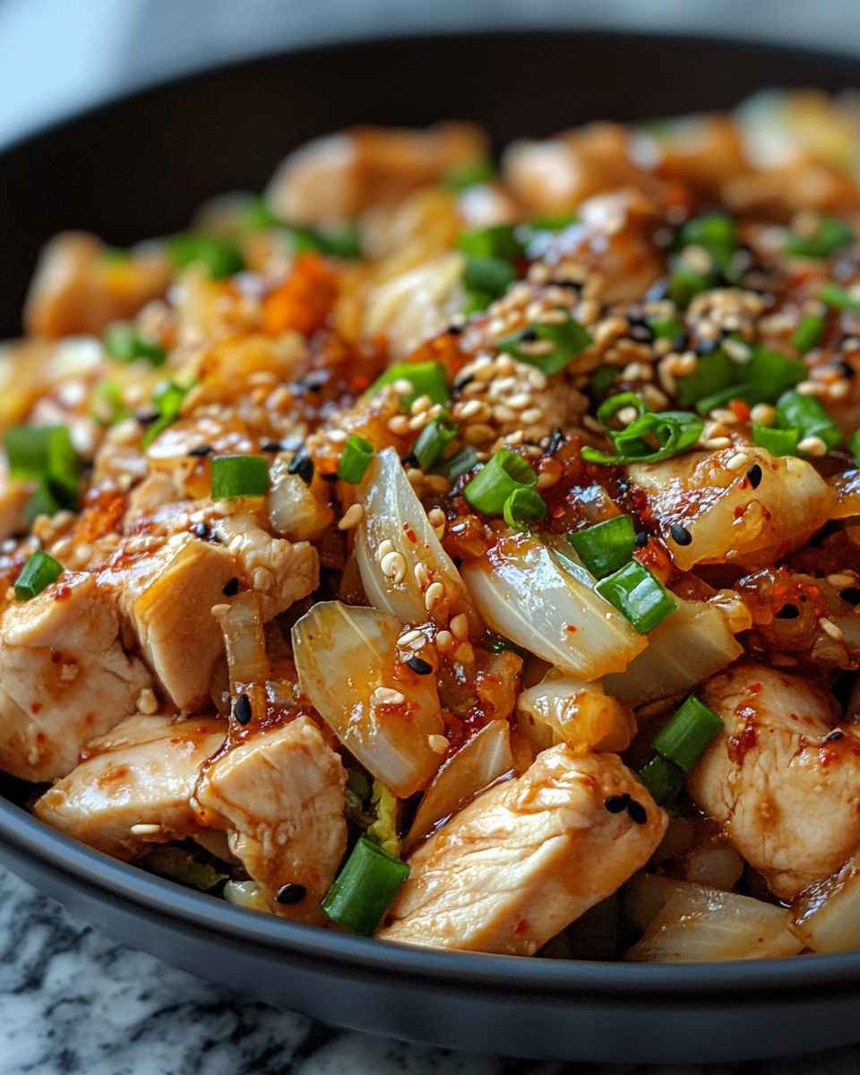 Chicken Cabbage Stir Fry