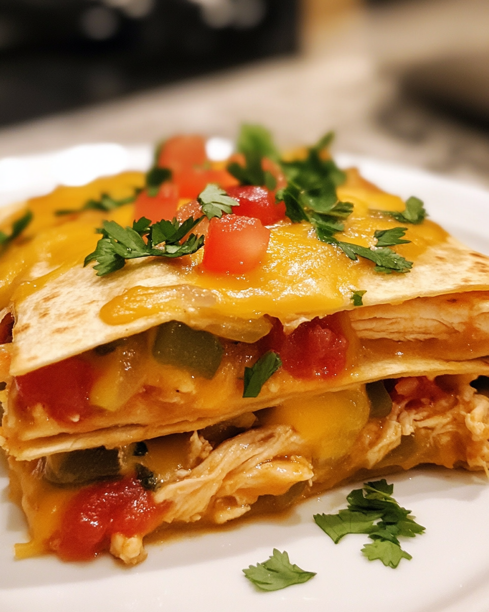 Chicken Quesadilla Bake: 5 Simple Cozy Layers